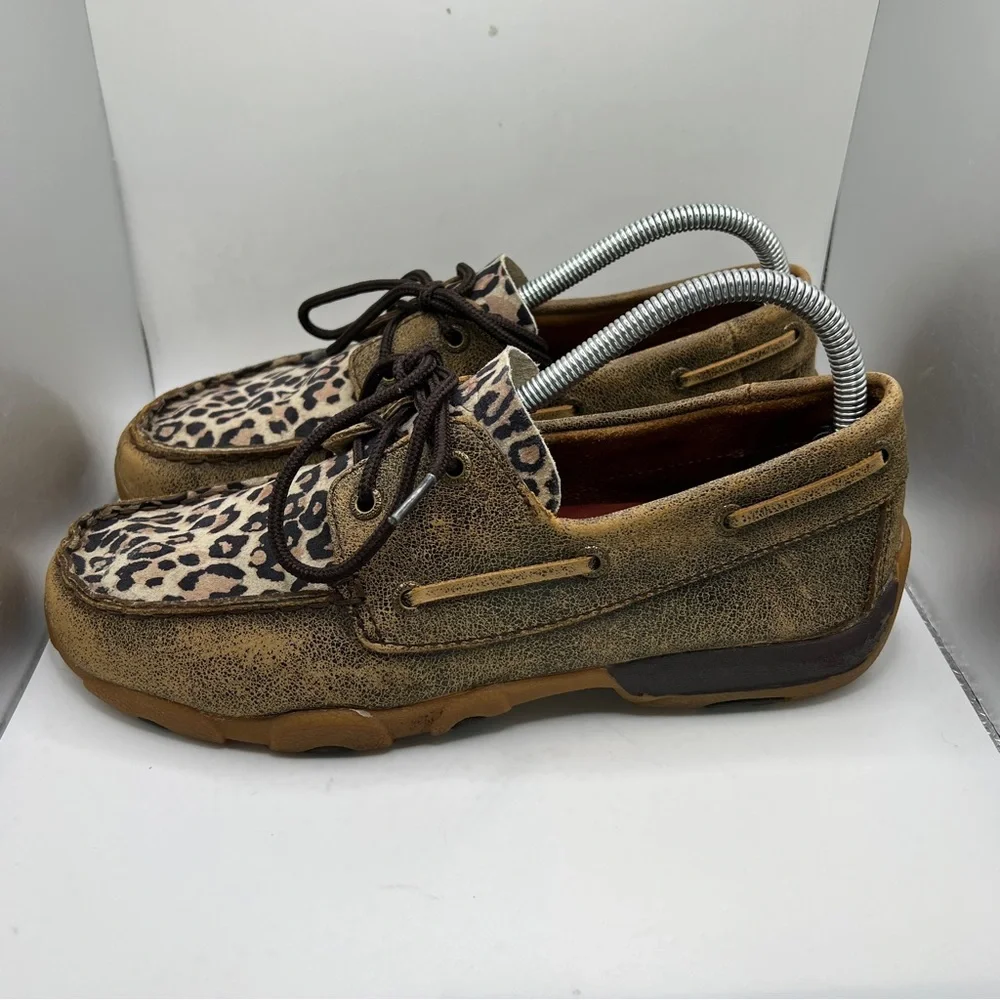 Youth Twisted X Moccasin Shoes Size 6